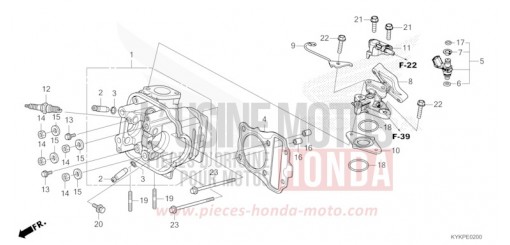 CYLINDER HEAD CRF110FR de 2024
